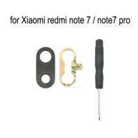 เหมาะสำหรับกรอบกรอบโทรศัพท์ Xiaomi Redmi Note 7 Pro กระจกกล้องถ่ายรูปด้านหลังใหม่เหมาะสำหรับ Xiaomi Note 7 Pro อะไหล่พร้อมเครื่องมือ