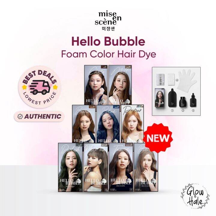 Hot shou317438 Mise En Scene Hello Bubble Hair Dye Permanent Color