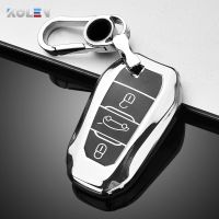 เคส Kunci Remote Mobil TPU แบบนิ่มสำหรับ Peugeot 308 408 508 2008 3008 4008 5008 Citroen C4 C5 C6แคคตัส C3-XR DS4 DS6 DS5