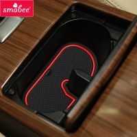 smabee Anti-Slip Gate slot cup mat for NISSAN TEANA 2009-2012 Accessories Car Sticker Non-Slip Pad Rubber Coaster Cup Holder