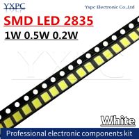 {:“》 LED แบบ SMD ความสว่างสูงจำนวน100ชิ้น2835 1W 0.5W 0.2W ขาว3V 6V 9V 18V 36V 150MA/100MA/30MA/60MA/80MA 6000-6500K ไดโอดไฮไลต์