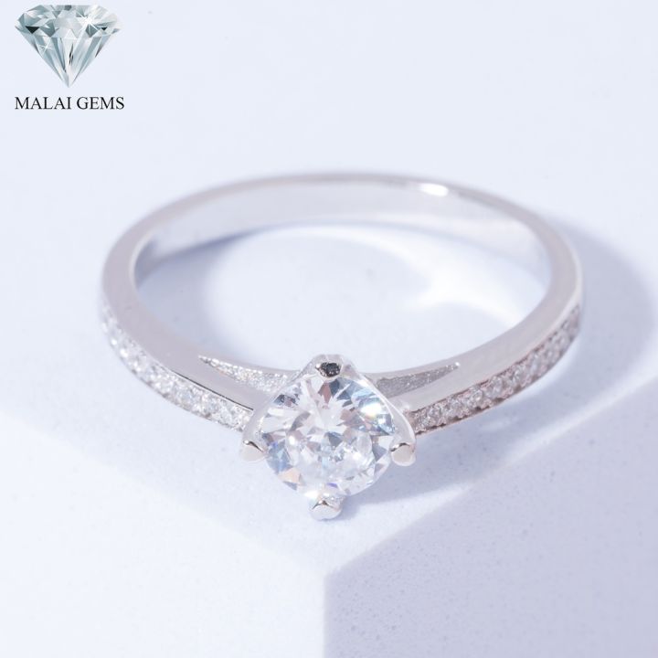 malai-gems-แหวนเพชร-แหวนเพชรชู-หนามเตยหัวใจ-เงินแท้-925-เคลือบทองคำขาว-ประดับเพชรสวิส-cz-รุ่น1-15-1-แถมกล่อง-แหวนเงินแท้-แหวนเงิน