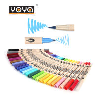 (KTS)ปากกาพู่กัน 2 หัว YOYA DS-2002 Brush Marker Blending Color เลือกสีได้ ชุดที่ 2-2