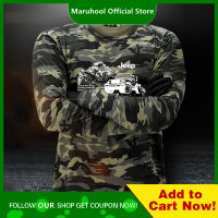 MARUHOOL เสื้อยืดผู้ชายลายพรางระบายอากาศได้,เสื้อยืดแห้งเร็วทหารเดรสลายแขนยาวเสื้อแขนสั้นออกกำลังกาย