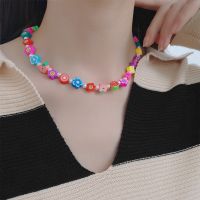 [COD] Accessories Clavicle Chain Floret Strawberry Resin Necklace Small Wholesale