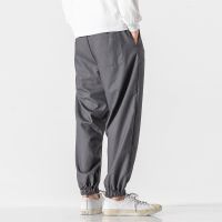 、’】【= Spring Summer Solid Casual Sport Pants For Men Korean Fashion Trousers Streetwear Baggy Sweatpants Gym Jogger Hombre Pantalones