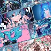 BANDAI Hatsune Miku INS Tide Large Cartoon Gaming Mouse Pad Keyboard Mouse Mats Desk Mat Accessories Padmouse Desk Play Mats