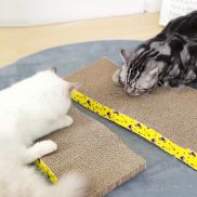 KZNAQQ Wear Resistant Pet Cat Scratching Board Interactive Corrugated