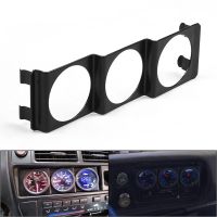 Triple 52mm x 3 Gauge Holder Pod Panel - Standard Stereo Radio Slot Single Din Universal