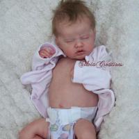 17 Inch Soft Fresh Color Unfinished Doll Parts Kit Stand Talk Lifelike Limited Edition Cloth Body Reborn Doll