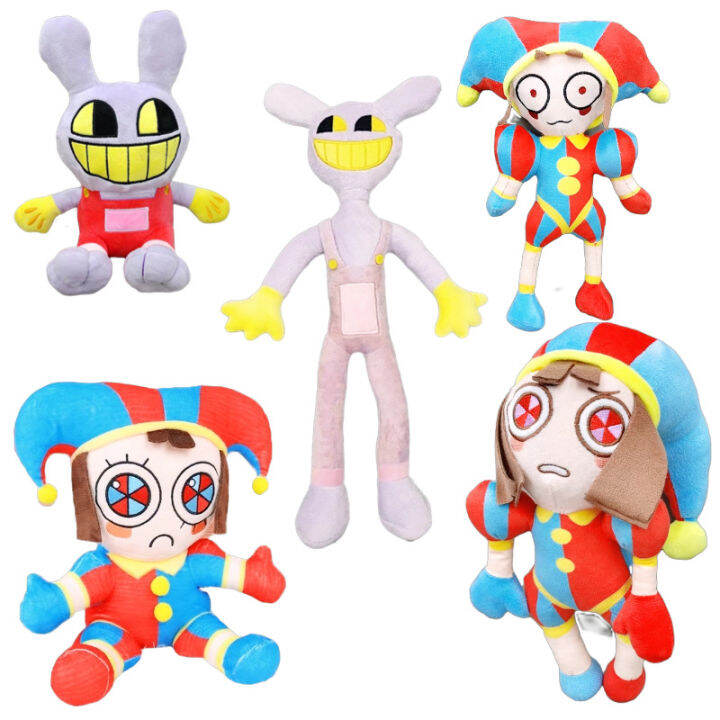 The Amazing Digital Circus Plush Clown Toy Anime Cartoon Doll Pomni Plush Dolls Jax Soft Stuffed