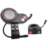 Thumb Throttle LCD Display Meter Meter Plastic QS-S4 72V +Switch Button Only for Zero 11X Electric Scooter 6PIN Display