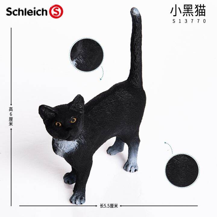 genuine-schleich-sile-animal-model-poultry-chicken-pig-cat-rabbit-duck-puppy-small-animal-toys