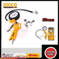 INGCO ปืนลมดิจิตอล ที่เติมลมยาง สายอ่อน พร้อมเกจวัด รุ่น ATG0601 ( Air Tire Inating Gun ) - เกจวัดลม ที่เติมลม ปืนลม