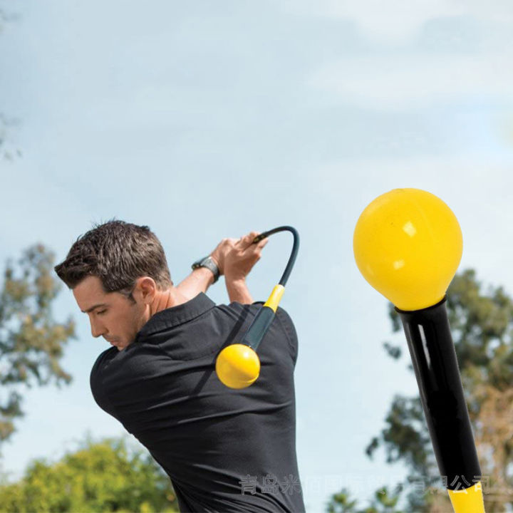ไม้ซ้อมวงสวิง-strength-and-tempo-trainer-48-inch-yellow-ไม้ฝึกซ้อมวงสวิงกอล์ฟ