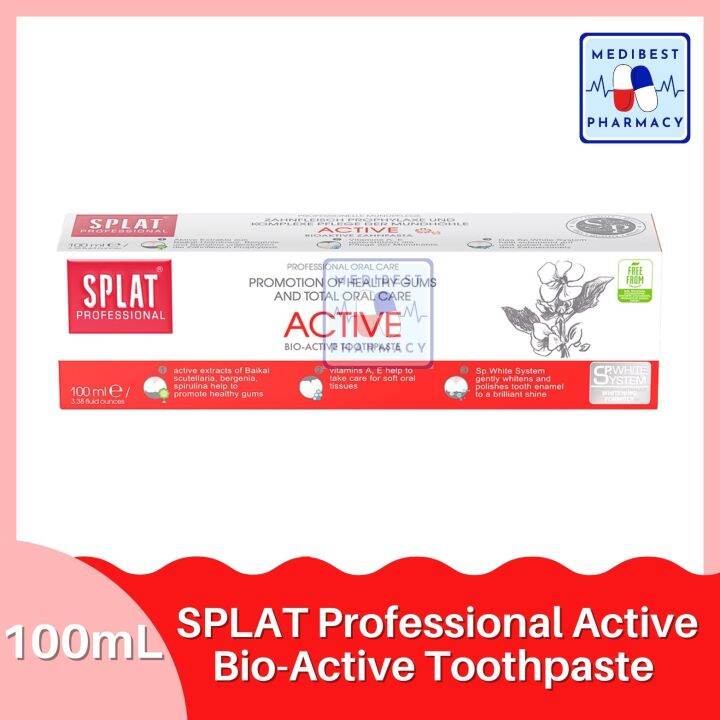 SPLAT Professional Active Bio-Active Toothpaste 100mL | Lazada