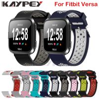 ◊◐ Wymienny sportowy pasek dla Fitbit Versa oddychająca regulowana pętla zamknięcia pasek do zegarka Fitbit Versa