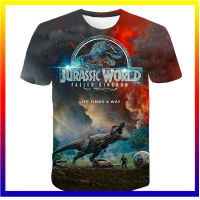 เสื้อยืดผู้ชาย World Tees Jurassic Park Girls Kids Top Clothing 3d Printed Casual Boys Women พลัสขนาดเสื้อยืด Homme เสื้อยืด XS-5XL