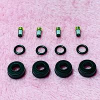 ชุดซ่อมหัวฉีดโตโยต้า มาสต้า มิตซู(ยางรองดำ / กรอง Micro Filter) - 1ชุด / 12ชิ้น - สำหรับรถยนต์ โตโยต้า มาสด้า มิตซู