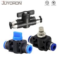 ✷✹ↂ HVFF SA BUC Fitting 4mm 6mm 8mm 10mm 12mm Pneumatic Push In Quick Joint Connector Hand Valve To Turn Switch Manual Ball