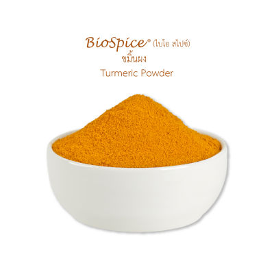 เครื่องเทศ (Spice) ขมิ้นผง Turmeric Powder (ขนาดบรรจุ 250 กรัม) ตราไบโอ สไปซ์ (BioSpice)