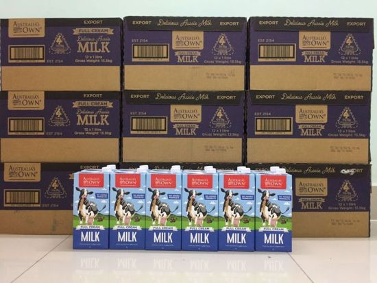 Thùng 12 hộp australia s own sữa tươi úc nguyên kem 1l - hsd 2021 - ảnh sản phẩm 5
