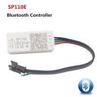 【❂Hot On Sale❂】 yulibu74040703 รีโมตควบคุมเพลง Sp107e สำหรับ Ws2812b แถบไฟ Led Sp105e Sp110e Sp106e บลูทูธ Wifi Sk6812 Rb/rgbw Ws2811พิกเซลเทปติดหลอดไฟ5-24V