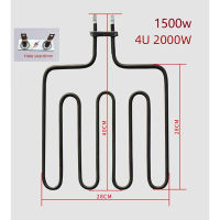 220V 1500W2000W องค์ประกอบความร้อนไฟฟ้า304สแตนเลส Tubular Air Baking Heater สำหรับเตาอบซาวน่าเตา