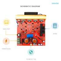 Btm DX-188 บอร์ดขยายเสียงสเตอริโอ 180Wx2 พลังงานสูง พร้อมพัดลมคู่ AC18-2