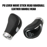 Universal หนัง PU รถเกียร์ Shift Knob คู่มือการใช้งานการส่งผ่านหัวเกียร์ฝาครอบ5/6 Speed Shifter Lever