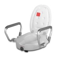 ☢㍿► Potty chair for the elderly disabled pregnant women after surgery universal heightener with armrests portable mobile toilet booster pad