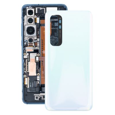ฝาหลังดั้งเดิมสำหรับ Xiaomi Mi Note 10 Lite M2002F4LG M1910F4G (สีดำ)