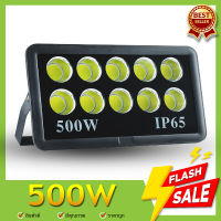 LED Spotlight Flood Light โคมไฟแอลอีดีสปอตไลท์ Spot Light 500W สีขาว สีวอร์ม (รุ่นCOBแบบกลม)