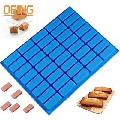 40/12/6 Cavities Rectangle Silicone Mold Granola Bar Cake Mold Chocolate Silicone Moulds DIY Handmade Soap Mold Cube Ice Tray