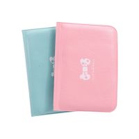 Cute Permen Warna PU Kulit Di Cover Dompet Case untuk Auto SIM Tas Mobil Mengemudi Dokumen Pemegang Kartu dompet