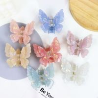 【YF】▧  UXSL Colorful Double-Layer Hair Claws for Clip Styling Tools Hairpin Acetate Barrette Headdress