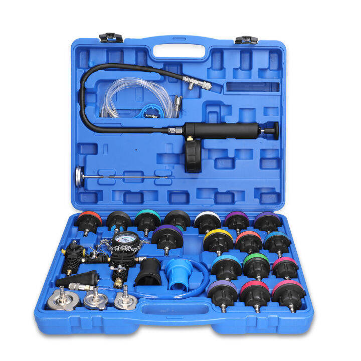 keykits-28pcs-universal-radiator-pressure-tester-vacuum-type-cooling-system-test-detector-kits