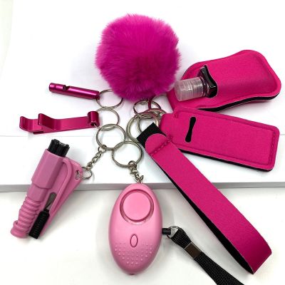 Brass Knuckles Kit Self-Defense Bulk Accessories Personal Defensive Self Defense Keychain Set Women Key Chains