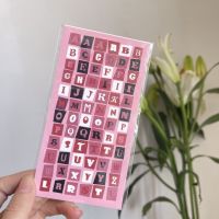 Steve Korean Ins Alphabet Sticker Polaroid Album Polcos DIY Decorative Material Stickers