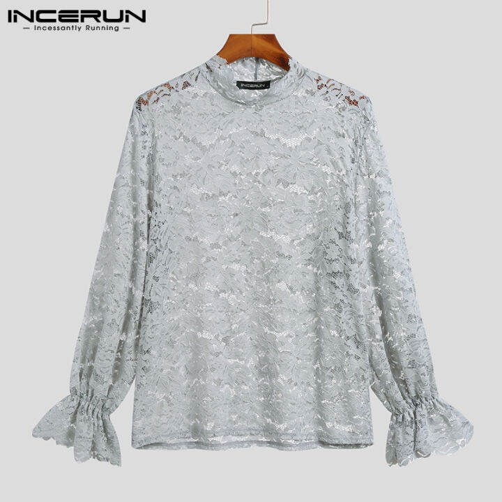 incerun-เสื้อเบลาส์เสื้อบางปาร์ตี้ลำลองแขนยาว-baju-atasan-bunga-สายคอสูงสำหรับผู้ชาย-ลดล้างสต๊อก-3