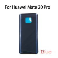 ฝาครอบด้านหลังเป็นกระจกด้านหลังใหม่สำหรับ Huawei Mate 20 Pro Door ฝาหลังตัวเครื่อง