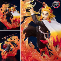 Figure ฟิกเกอร์ จากการ์ตูนเรื่อง Demon Slayer Kimetsu no Yaiba ดาบพิฆาตอสูร Kyojuro Rengoku เรนโงคุ เคียวจูโร่ เสาหลักเพลิง Flame Pillar The Movie Mugen Train ศึกรถไฟสู่นิรันดร์ Ver Anime Hobby โมเดล ตุ๊กตา อนิเมะ การ์ตูน มังงะ ของขวัญ Doll manga Model