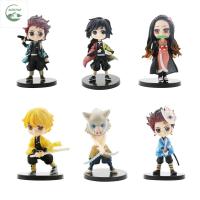 MZRTNZ ดาบ พิฆาตอสูร เซนอิทสึ 7cm Kimetsu No Yaiba กิยู ทันจิโร่ อิโนะสุเกะ เครื่องประดับตุ๊กตา หุ่นจำลอง มินิมอล แอ็คชั่นฟิกเกอร์ Demon Slayer