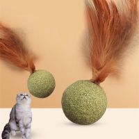 Pet Catnip Toys Edible Catnip Ball Safety Healthy Cat Mint Cats Home Chasing Game Toy Products Clean Teeth Cat Mint Ball