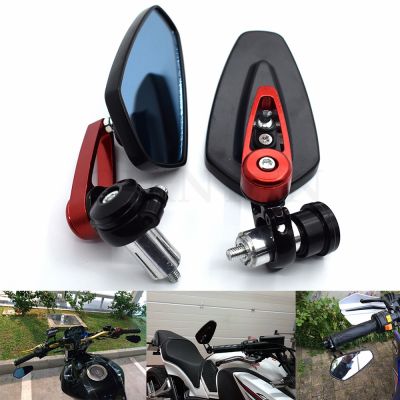 ❧กระจกมองหลังท้ายรถจักรยานยนต์แบบสากล22มม. 7/8สำหรับ Yamaha YZF R125 R15 R25 R 125 15 25 Mt-07 Mt-09 FZ07 07 09 MT-09