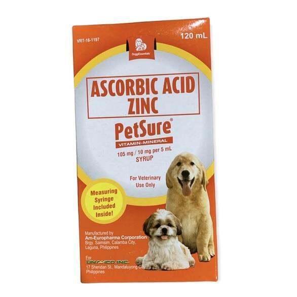 PetSure Ascorbic Acid / Zinc 120ML Lazada PH