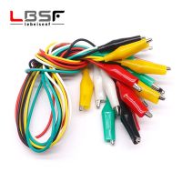 Small 025 medium 026 large 027 alligator clip five-color test line color double-ended alligator clip power cord