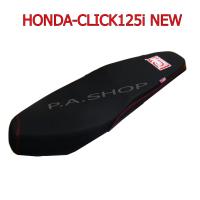 เบาะแต่ง เบาะปาด เบาะรถมอเตอร์ไซด์สำหรับ HONDA-CLICK125i NEW หนังด้าน ด้ายแดง งานสุดเทพ