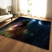 3D Living Room Car Universe Planets Rug Boys Room Decor Mat Baby Crawling Flannel Area Rugs Anti-slip Soft Bedroom Cars