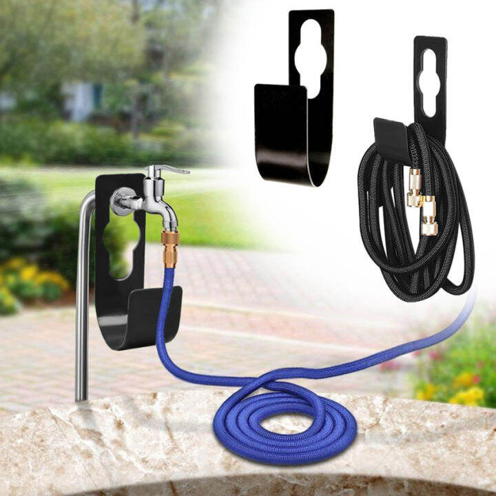 Stainless Steel Wall Mount Garden Hose Holder Hose Hanger Metal Hose Hook Hanger For Water Hose 0747